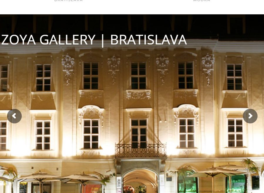 Tvorba webstránky pre galériu a múzeum v Bratislave a Modre