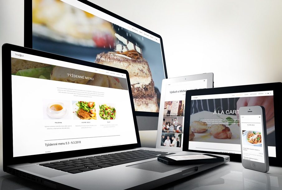 TimeOut Restaurant and Cafe s novou online prezentáciou od JUICY.sk