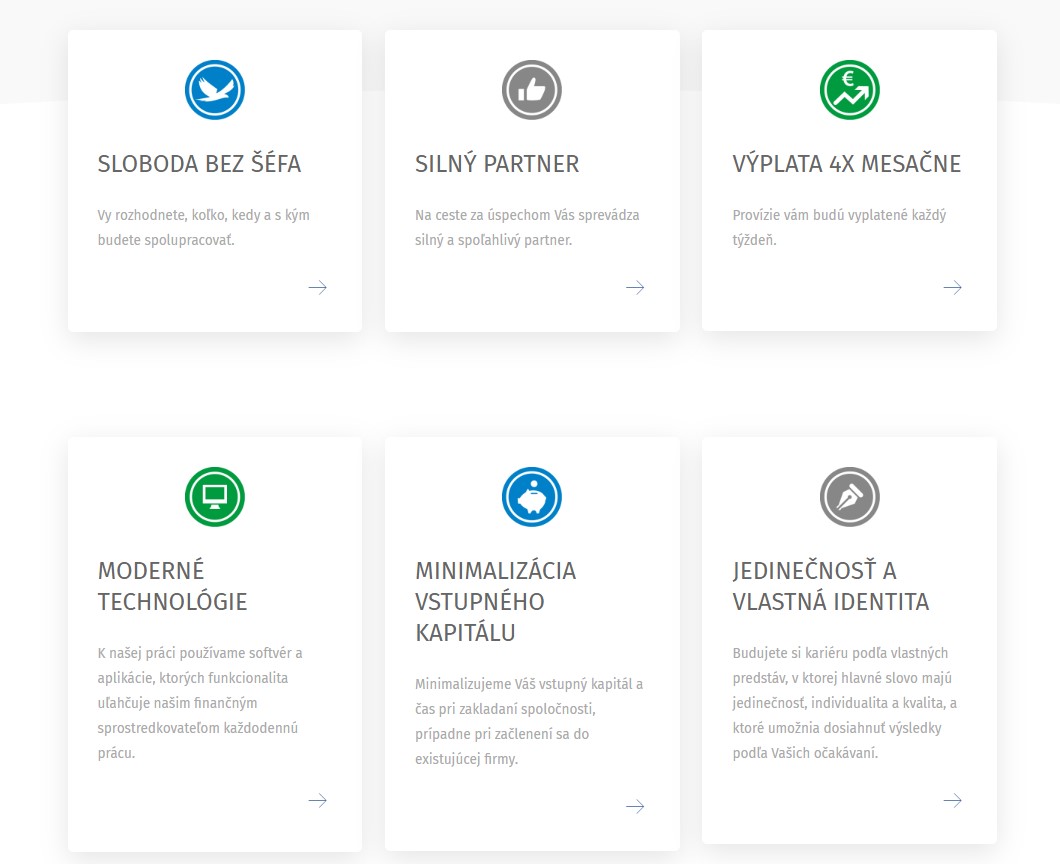 Vytvorenie webstránky ZBAVSASEFA.sk, Finportal